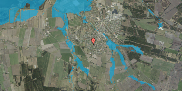 Oversvømmelsesrisiko fra vandløb på Poppelvej 7, 6880 Tarm