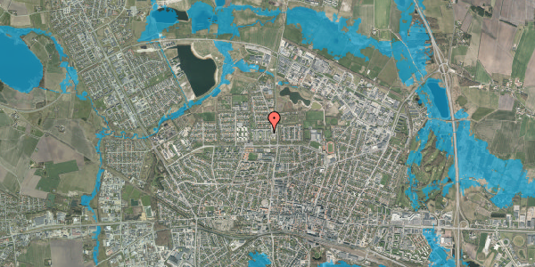 Oversvømmelsesrisiko fra vandløb på Brændgårdvej 5, 1. tv, 7400 Herning