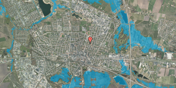 Oversvømmelsesrisiko fra vandløb på Finsensgade 11, 7400 Herning