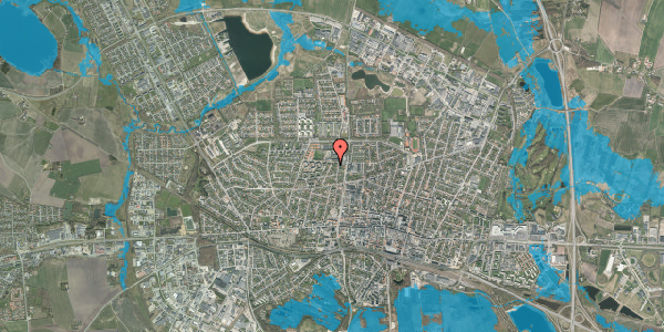 Oversvømmelsesrisiko fra vandløb på Kingosvej 26, 7400 Herning