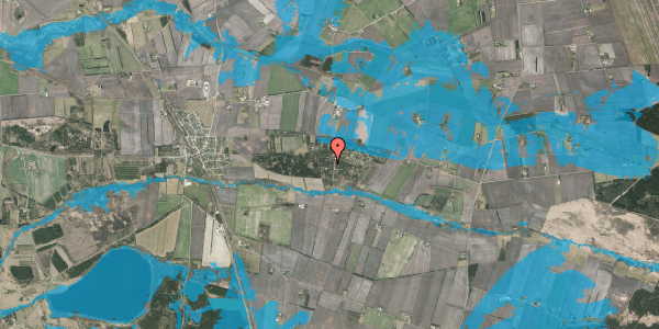 Oversvømmelsesrisiko fra vandløb på Lyngshuse 48, 7400 Herning