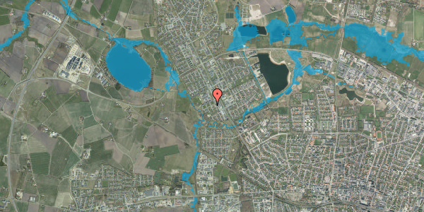 Oversvømmelsesrisiko fra vandløb på Spøttrupvej 21, 7400 Herning