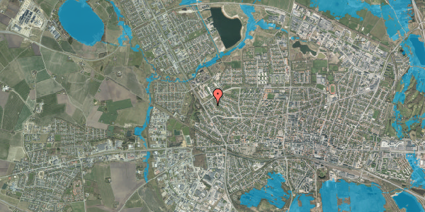 Oversvømmelsesrisiko fra vandløb på Svanevej 31, 7400 Herning
