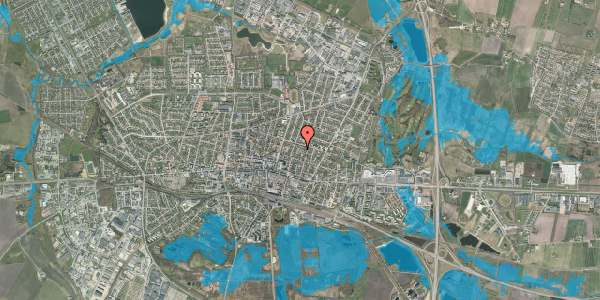 Oversvømmelsesrisiko fra vandløb på Th. Nielsens Gade 29G, 2. 4, 7400 Herning