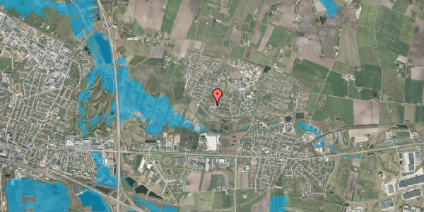 Oversvømmelsesrisiko fra vandløb på Tolstedhaven 56, 7400 Herning