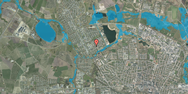 Oversvømmelsesrisiko fra vandløb på Tranekærvej 15, 7400 Herning