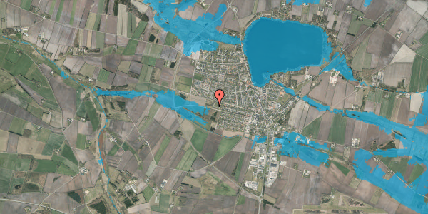 Oversvømmelsesrisiko fra vandløb på Troldeparken 5, 7451 Sunds