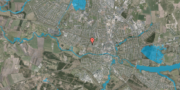 Oversvømmelsesrisiko fra vandløb på Beringsvej 19, st. 17, 7500 Holstebro