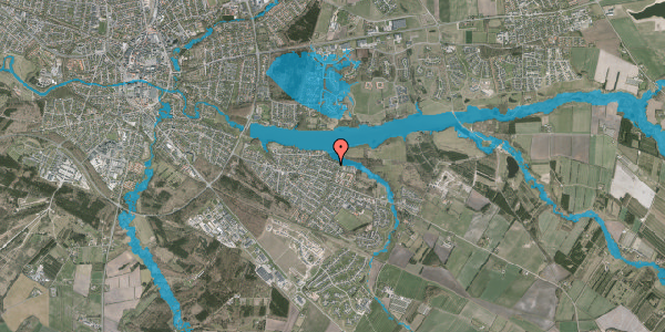 Oversvømmelsesrisiko fra vandløb på Egevej 22, 7500 Holstebro