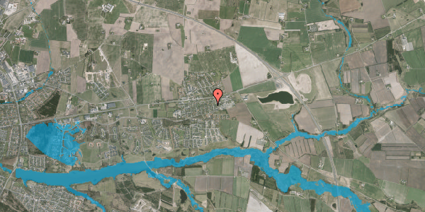 Oversvømmelsesrisiko fra vandløb på Elkjærvej 131, 7500 Holstebro