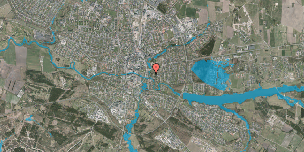 Oversvømmelsesrisiko fra vandløb på Granbakken 3, 7500 Holstebro