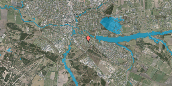 Oversvømmelsesrisiko fra vandløb på J Skjoldborgs Vej 11, 7500 Holstebro