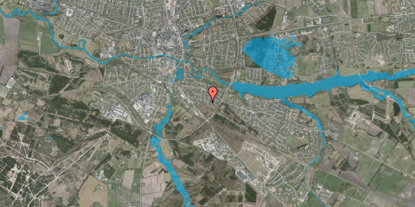 Oversvømmelsesrisiko fra vandløb på J Skjoldborgs Vej 18, 7500 Holstebro