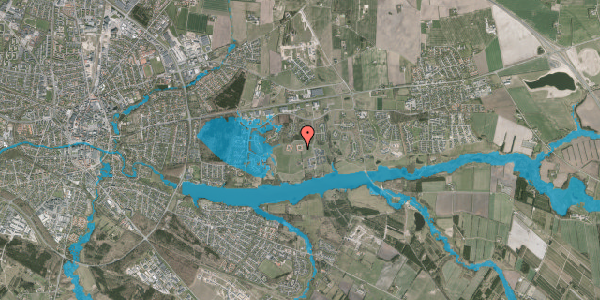 Oversvømmelsesrisiko fra vandløb på Kongelyset 11, 7500 Holstebro
