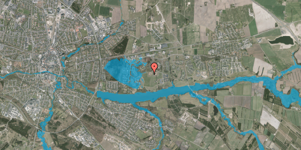 Oversvømmelsesrisiko fra vandløb på Kongelyset 24, 7500 Holstebro