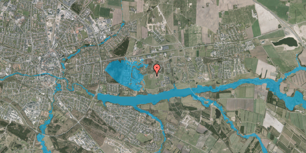 Oversvømmelsesrisiko fra vandløb på Kongelyset 28, 7500 Holstebro
