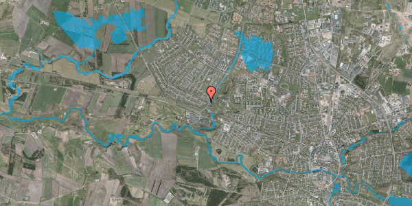 Oversvømmelsesrisiko fra vandløb på Kuhlausvej 5, 7500 Holstebro