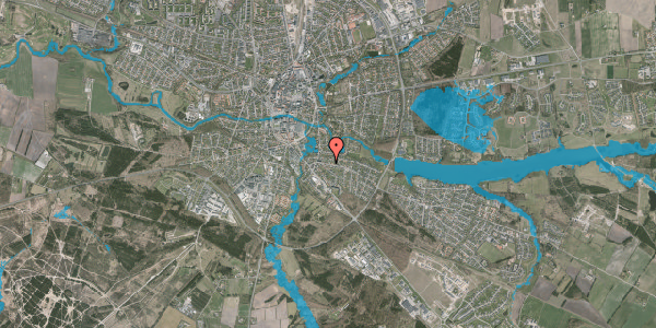 Oversvømmelsesrisiko fra vandløb på Mejdalvej 13, 7500 Holstebro
