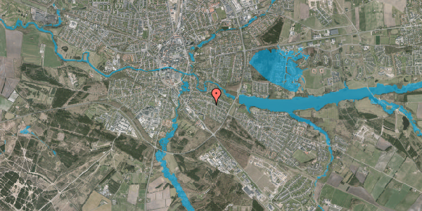 Oversvømmelsesrisiko fra vandløb på Nis Petersens Vej 2, 7500 Holstebro