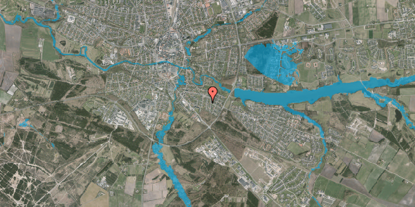 Oversvømmelsesrisiko fra vandløb på Nis Petersens Vej 13, 7500 Holstebro