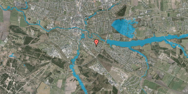 Oversvømmelsesrisiko fra vandløb på Nis Petersens Vej 18, 7500 Holstebro