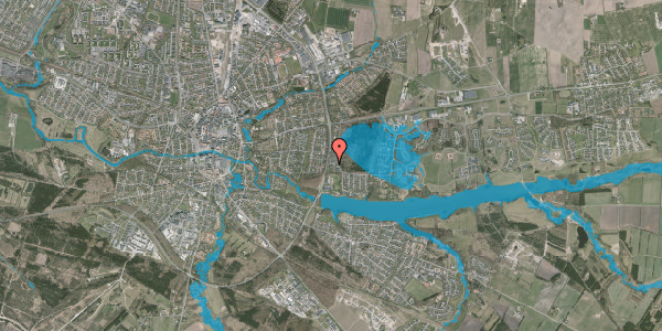 Oversvømmelsesrisiko fra vandløb på Parkvej 88, 1. 2, 7500 Holstebro