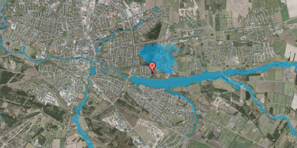 Oversvømmelsesrisiko fra vandløb på Parkvej 184, 7500 Holstebro