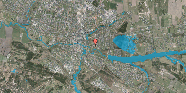 Oversvømmelsesrisiko fra vandløb på Porsevej 5, 7500 Holstebro