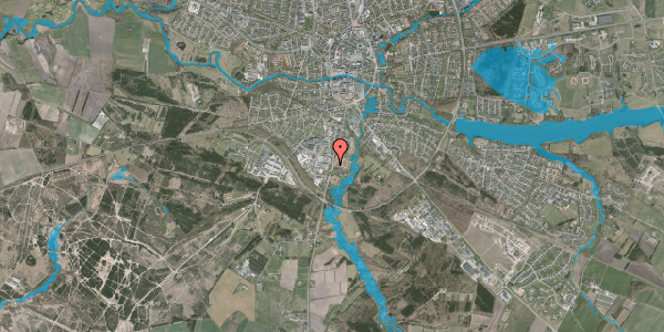 Oversvømmelsesrisiko fra vandløb på Skjernvej 78, kl. , 7500 Holstebro