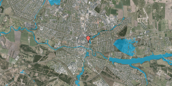 Oversvømmelsesrisiko fra vandløb på Smedegården 4, 7500 Holstebro