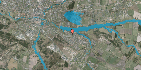 Oversvømmelsesrisiko fra vandløb på Solsikkevej 3, 7500 Holstebro