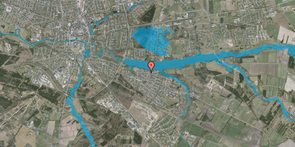 Oversvømmelsesrisiko fra vandløb på Solsikkevej 13, 7500 Holstebro