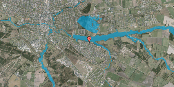 Oversvømmelsesrisiko fra vandløb på Solsikkevej 38, 7500 Holstebro