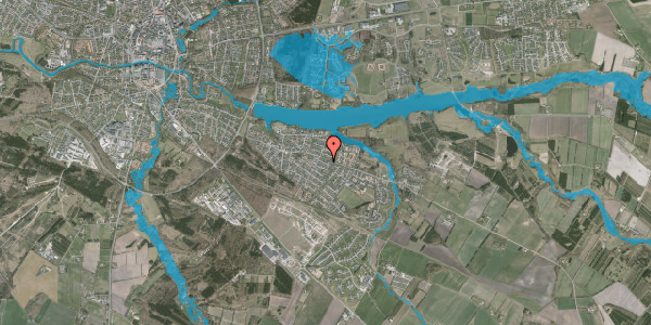 Oversvømmelsesrisiko fra vandløb på Tjørnevej 5, 7500 Holstebro