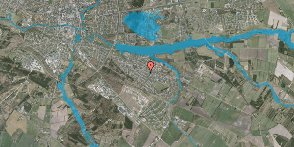 Oversvømmelsesrisiko fra vandløb på Tjørnevej 33, 7500 Holstebro