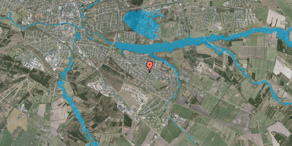 Oversvømmelsesrisiko fra vandløb på Tjørnevej 47, 7500 Holstebro