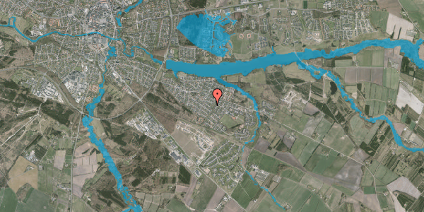 Oversvømmelsesrisiko fra vandløb på Tjørnevej 49, 7500 Holstebro