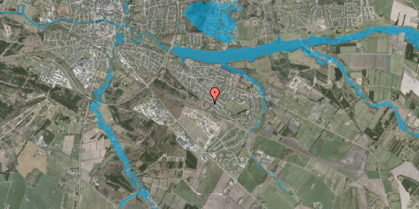 Oversvømmelsesrisiko fra vandløb på Tjørnevej 145, 7500 Holstebro