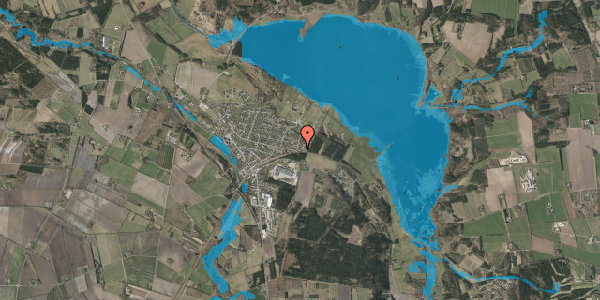 Oversvømmelsesrisiko fra vandløb på Ellevej 2A, 7442 Engesvang