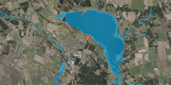 Oversvømmelsesrisiko fra vandløb på Ellevej 44, 7442 Engesvang