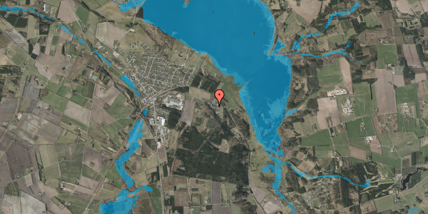 Oversvømmelsesrisiko fra vandløb på Fundervej 51, 7442 Engesvang