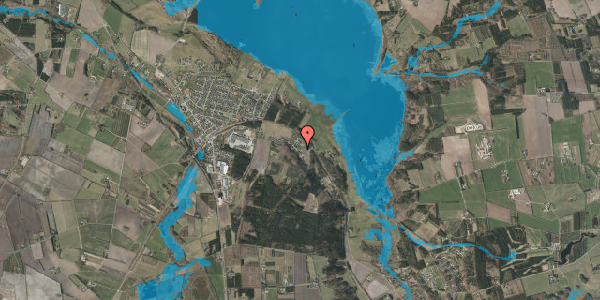 Oversvømmelsesrisiko fra vandløb på Fundervej 55, 7442 Engesvang