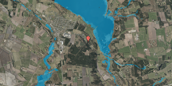Oversvømmelsesrisiko fra vandløb på Fundervej 102, 7442 Engesvang