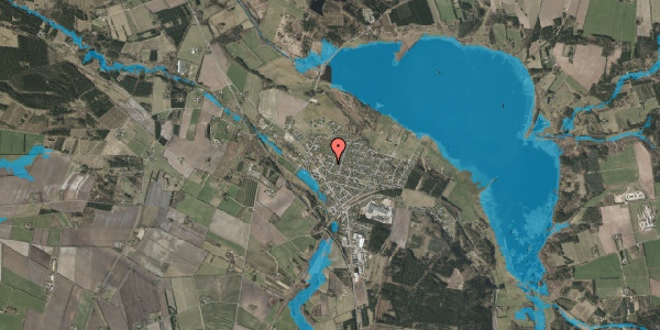 Oversvømmelsesrisiko fra vandløb på Kærvej 1, 7442 Engesvang