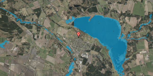 Oversvømmelsesrisiko fra vandløb på Peter Svinths Vej 114, 7442 Engesvang