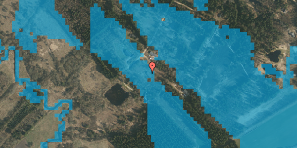 Oversvømmelsesrisiko fra vandløb på Skovkrogen 33, 7442 Engesvang