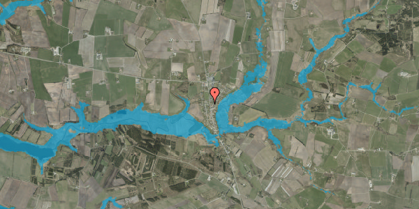 Oversvømmelsesrisiko fra vandløb på Brogade 49, 7660 Bækmarksbro