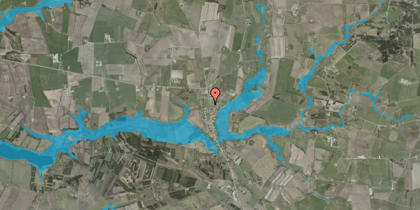 Oversvømmelsesrisiko fra vandløb på Brogade 72, 7660 Bækmarksbro