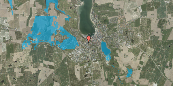Oversvømmelsesrisiko fra vandløb på Kirkevej 1, 7620 Lemvig