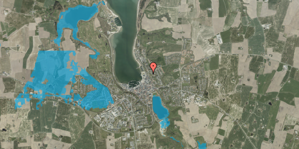 Oversvømmelsesrisiko fra vandløb på Nørrebjerg 6, 7620 Lemvig